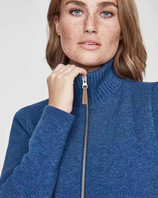 Claire Full Zip WP Blue Shades